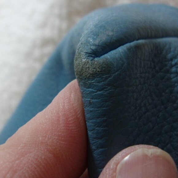 E-134 COACH CELESTE BABY BLUE EAST/WEST CONVERTIBLE HOBO BAG - Picture 10 of 15